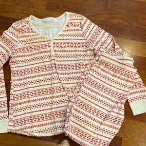 Womens fair isle Christmas PJs - Lauren Conrad. S